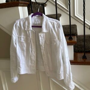 Tommy Bahama , Great shape size m white short jacket!